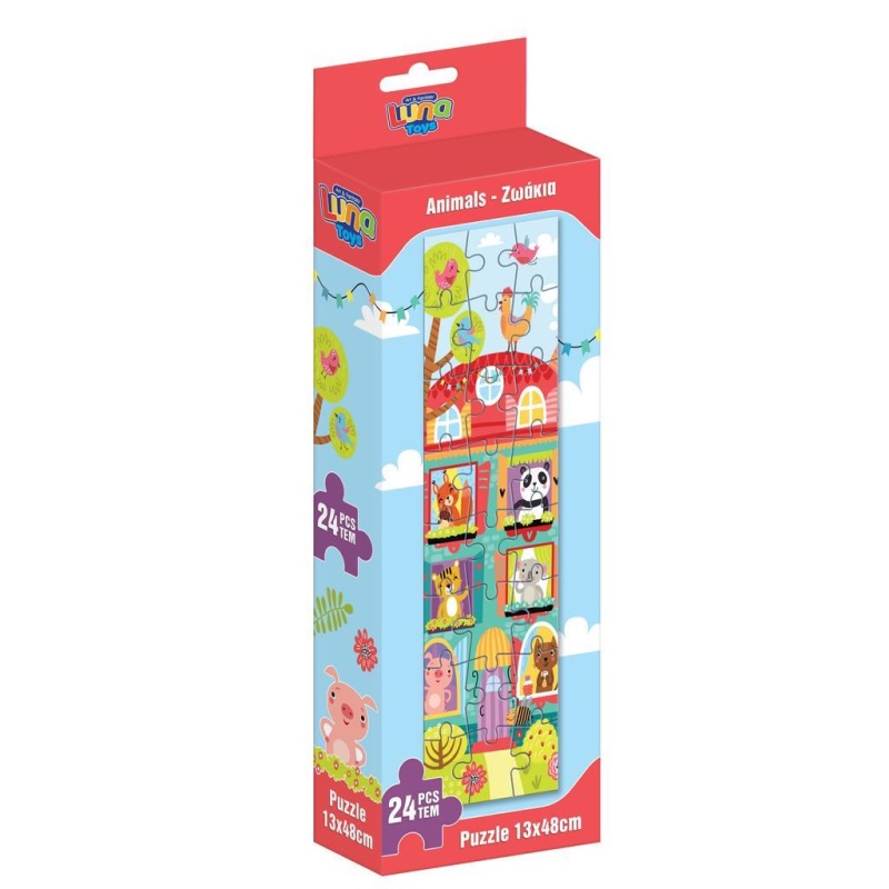 PUZZLE LUNA 24PCS ANIMALS